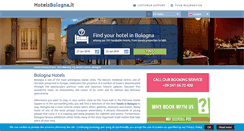 Desktop Screenshot of hotelsbologna.it